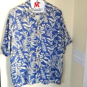 Tommy Bahamas Mens Silk Hawaiian Shirt